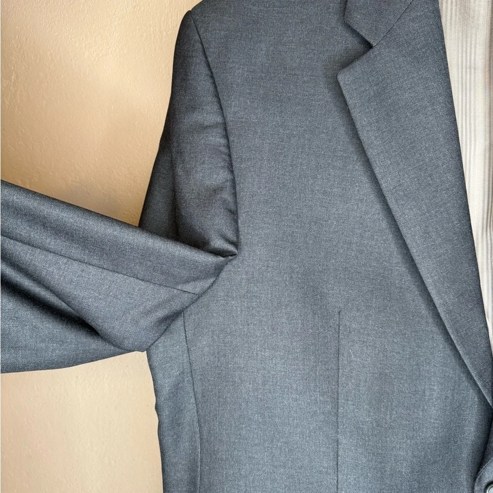 Lauren Ralph Lauren 100% Wool Charcoal Classic Blazer Sport Coat Men's Size 44R
